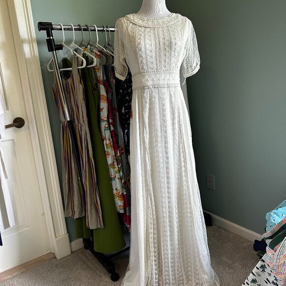 Amelia Rose Dresses & Skirts - Amelia Rose Ivory Bridal Maxi